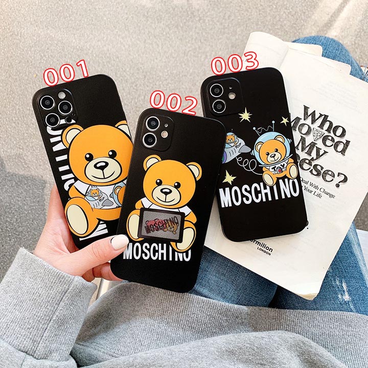 アニメ風moschino iphone12 miniケース モスキーノ かわいい iphone12 