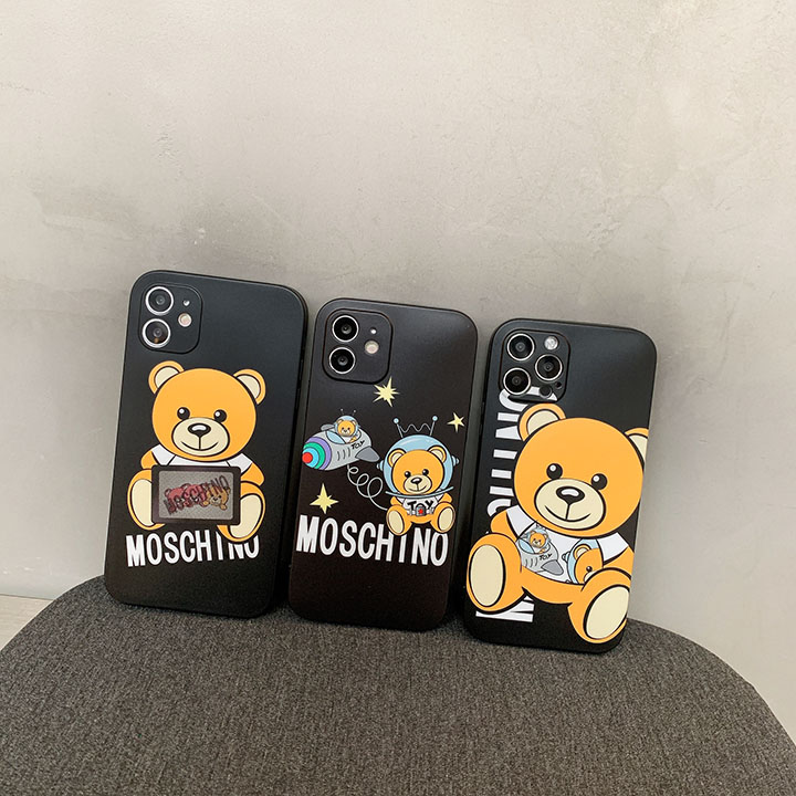 アイフォーンxs保護ケースアニメ風Moschino