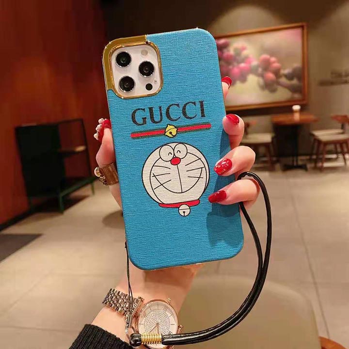 Gucci iPhone 14promax カバー ドラえもん