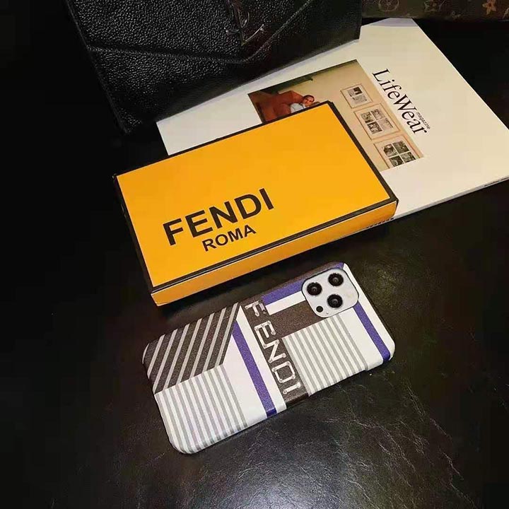 アイホン12mini スマホケース ロゴ付き Fendi