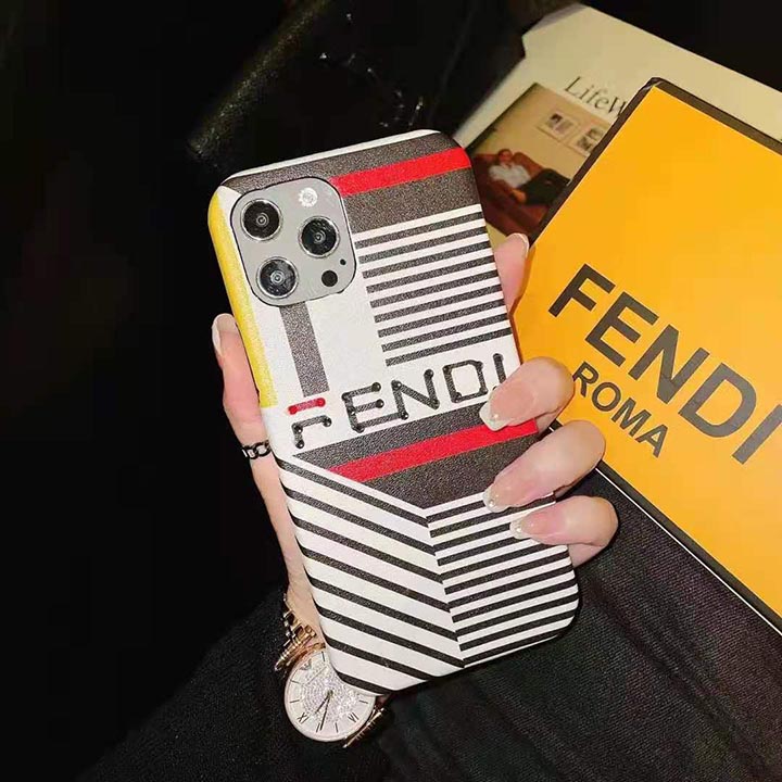 アイホン12mini スマホケース ロゴ付き Fendi