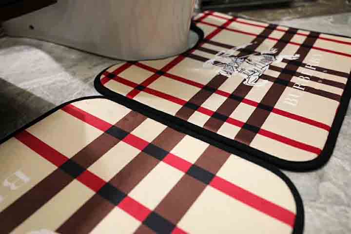 Burberry 駿馬 u型トイレマット フタカバー