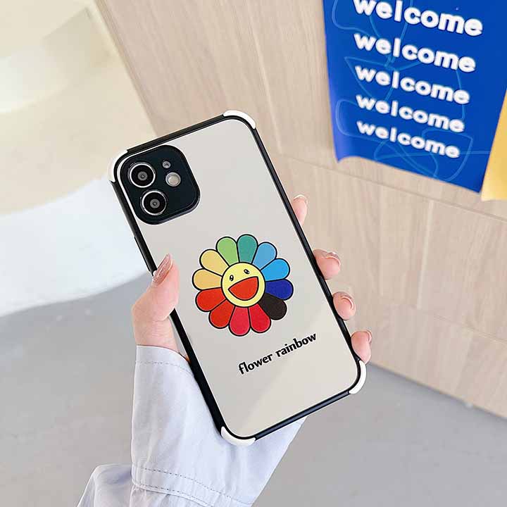 iPhone 13pro/13promax保護ケース和風Murakami Sunflower