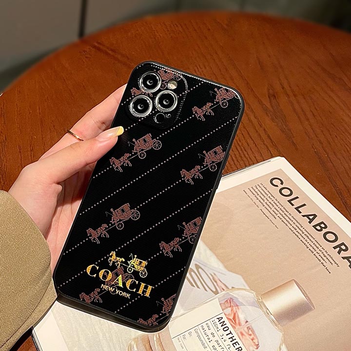 iphone12 pro max/12pro Coach スマホケース ロゴ付き