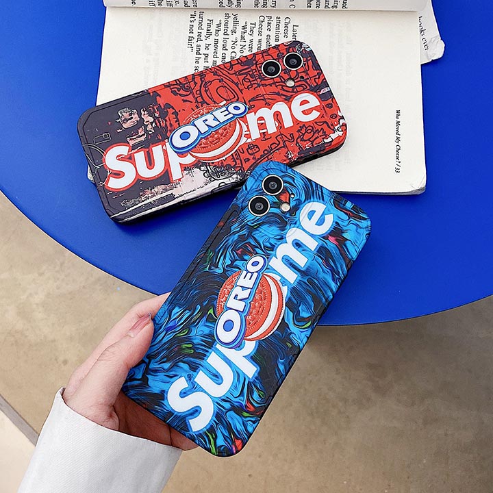 iPhone 13mini/13 保護ケース supreme ブランド字母プリント