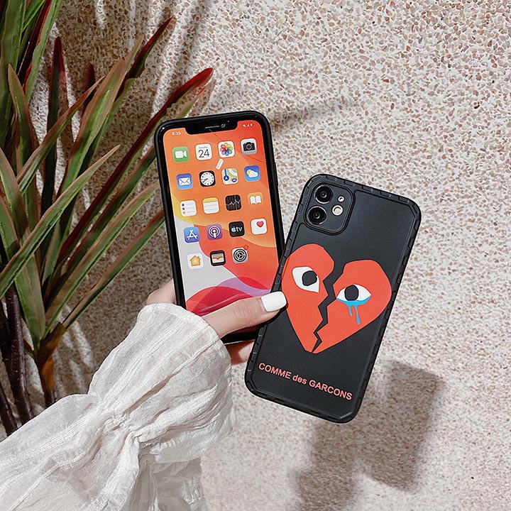 iphone13 Comme des Garçons携帯ケースブランド字母プリント