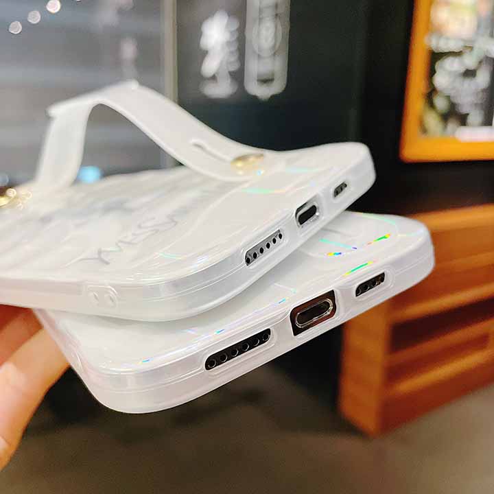 クリア アイフォーン12 mini 携帯ケース Chanel ストラップ付き