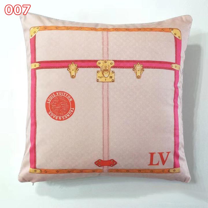 Louis Vuitton 経典クッション おしゃれ ルイヴィトン枕カバー 動物柄45cm*45cm正方形 ガー用 お部屋用 クッションカバー ブランドクッション ピローケース