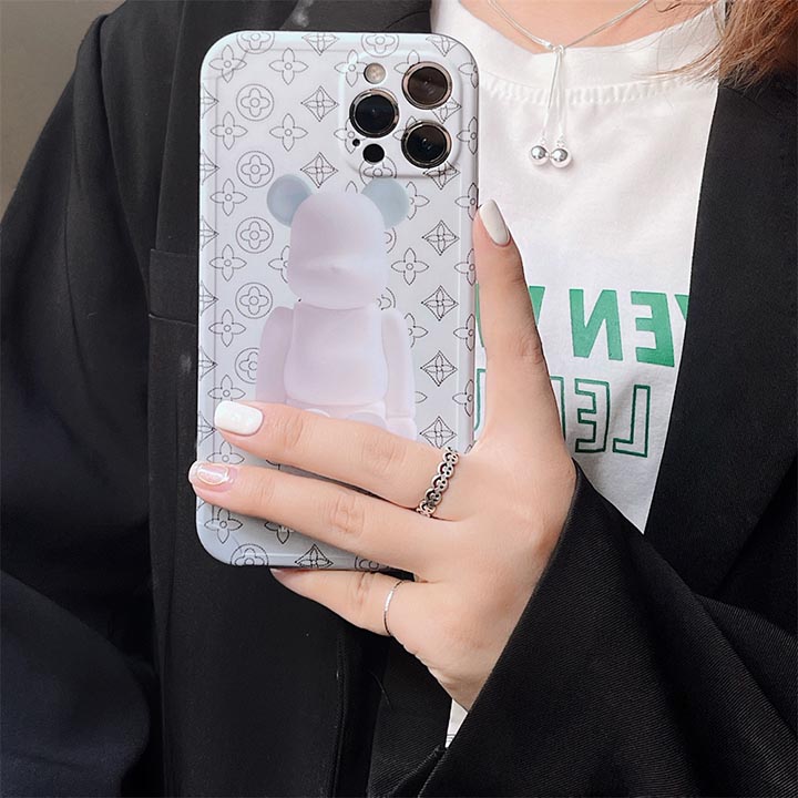 カップル風iphoneX/XSスマホケースBearbrick