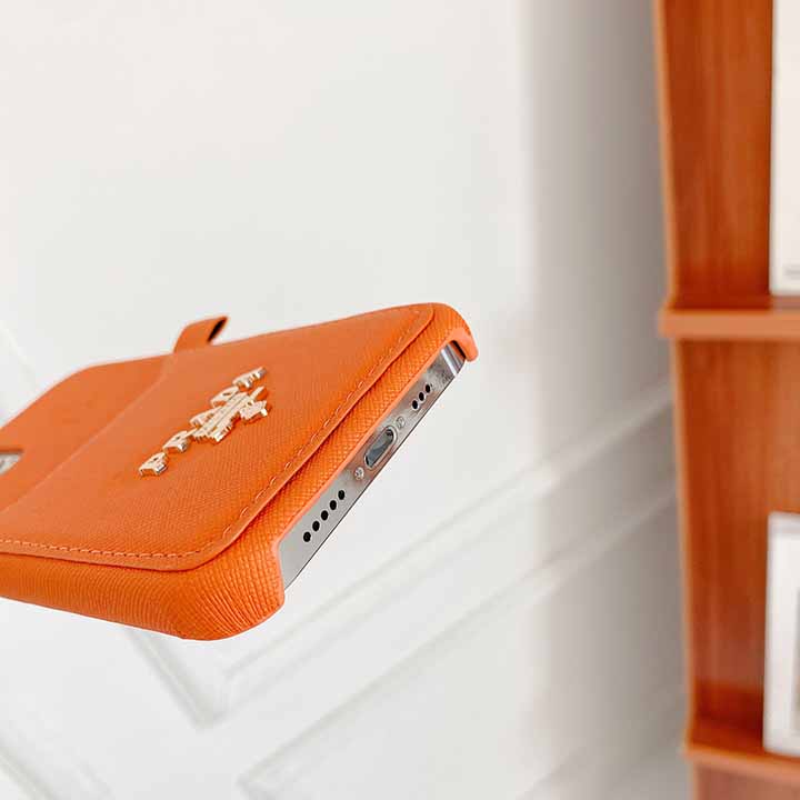 iphone14plusカード収納 携帯ケースPrada