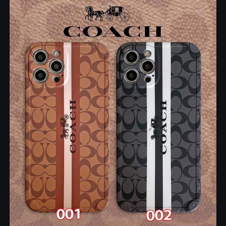 iphone8 coachケース光沢感