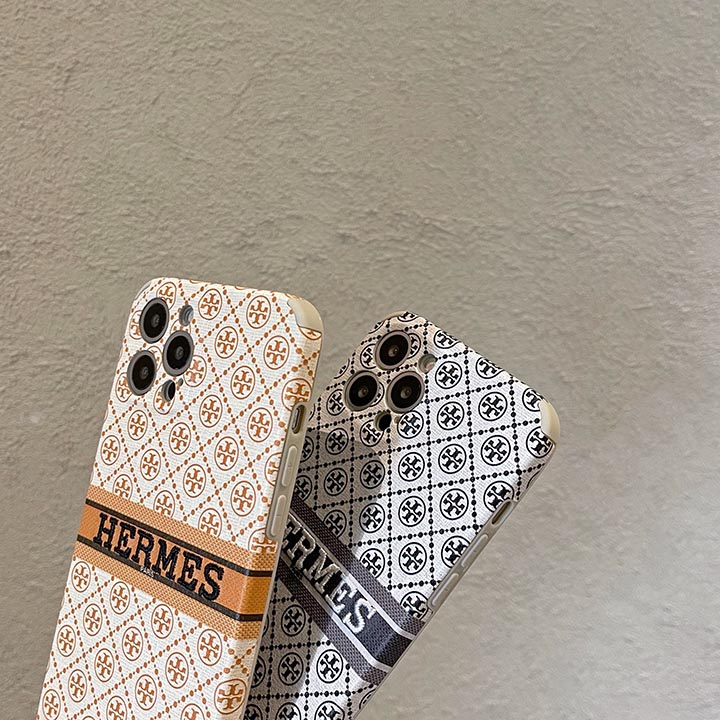 iPhone 13promax/13 mini 保護ケース hermes 刺繍