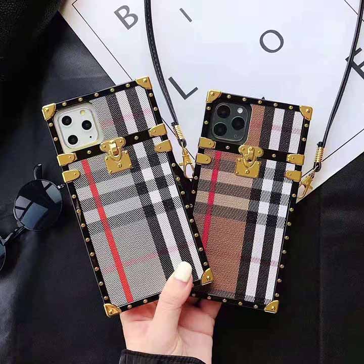 iphone13 Burberry ストラップ 保護ケース