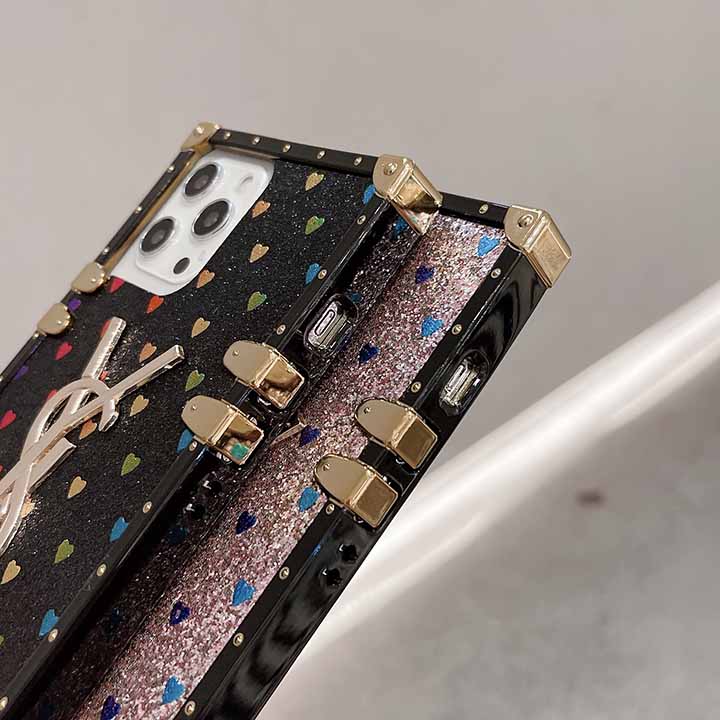 YSL iphone8 ケース ハート柄