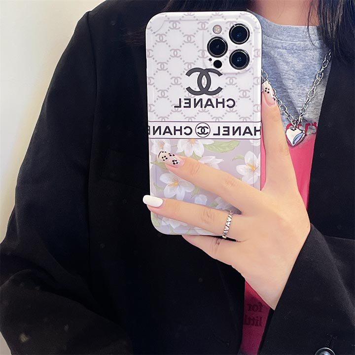 chanel 綺麗 田園風 iPhone 13 シリコン 携帯ケース シャネル アイホン12/12 pro max ブランド字母プリント 保護