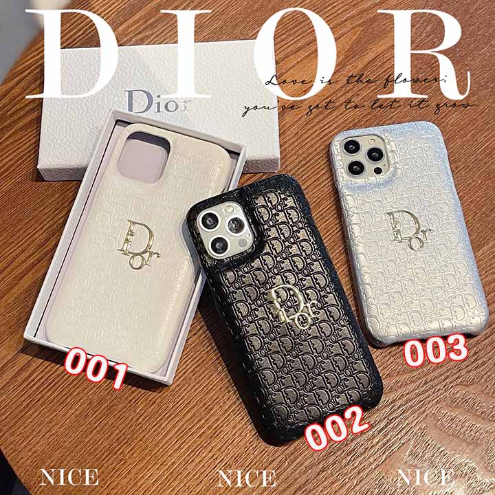 高品質 Diorアイホン13 金属ロゴ付き 裏起毛保護ケース iphone12promax