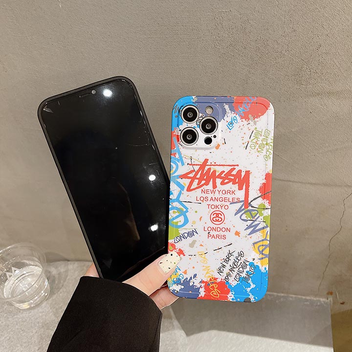 iphone13 sstussyカバー欧米風