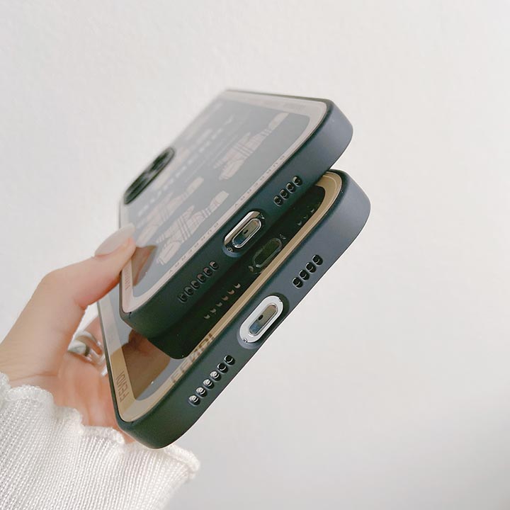 Fendi iPhone 13 背面ガラス アニメ風保護ケース アイホン12mini