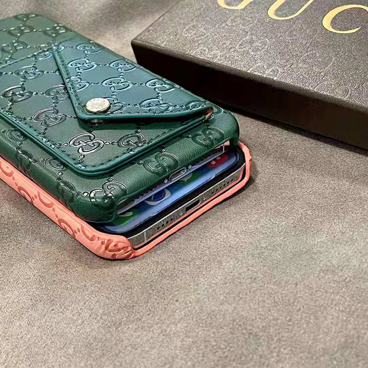 iPhone xrケースGucciロゴ付き