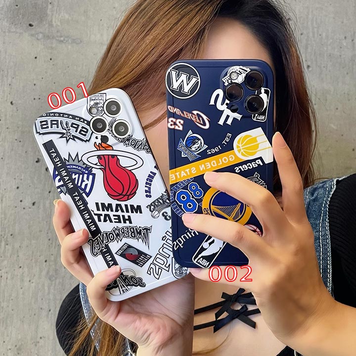 NBA アイフォーン13 ブランド字母プリント カバー