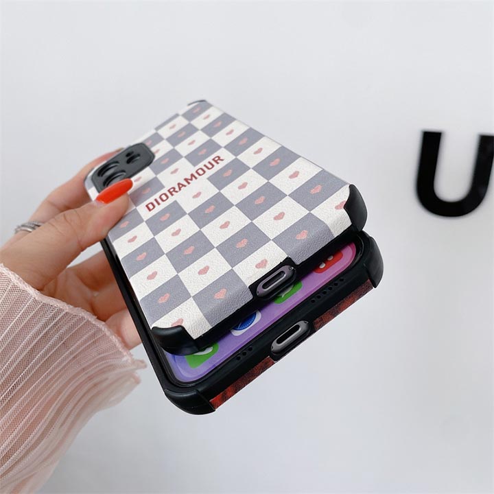 四隅保護 アイホン12Promax/12 カバー Dior