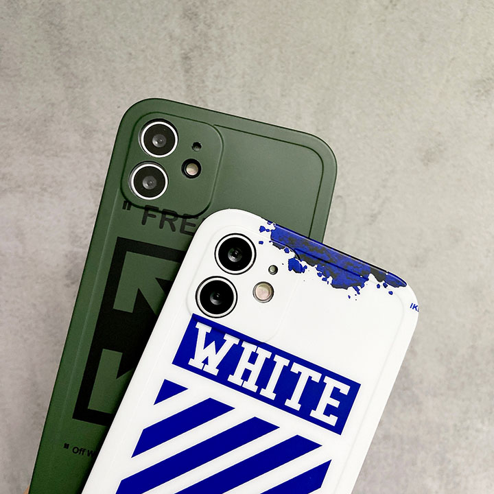 オフホワイト アイホン12promax 携帯ケース
