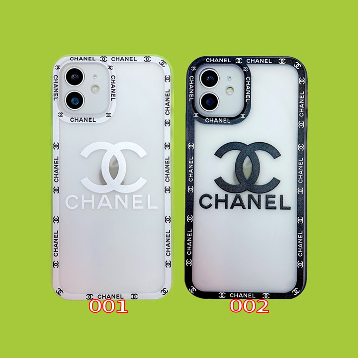 iphonexsmax/xs/xrロゴ付き携帯ケースChanel