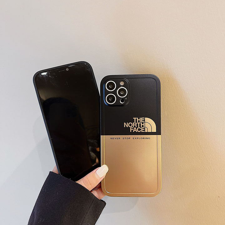 the north face iphonexs/xr/xsmaxロゴ付きカバー