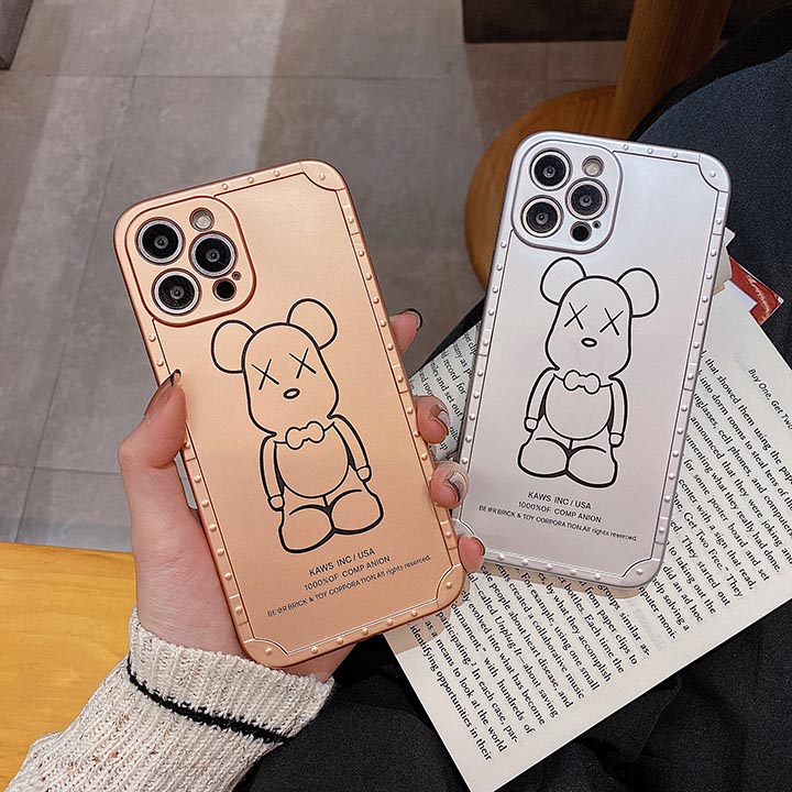 iPhone 12/12promaxブランド字母プリント携帯ケースkaws