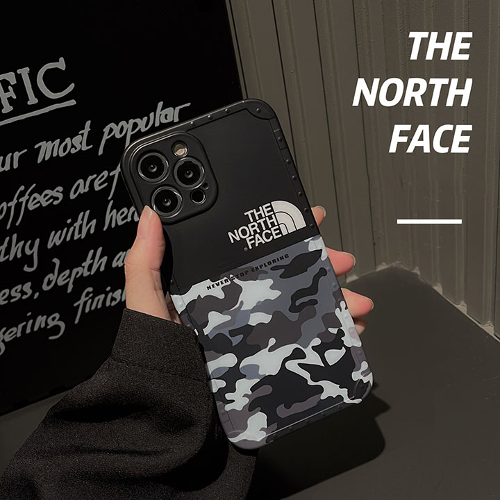 全面保護 the north face アイフォーン8プラス 携帯ケース