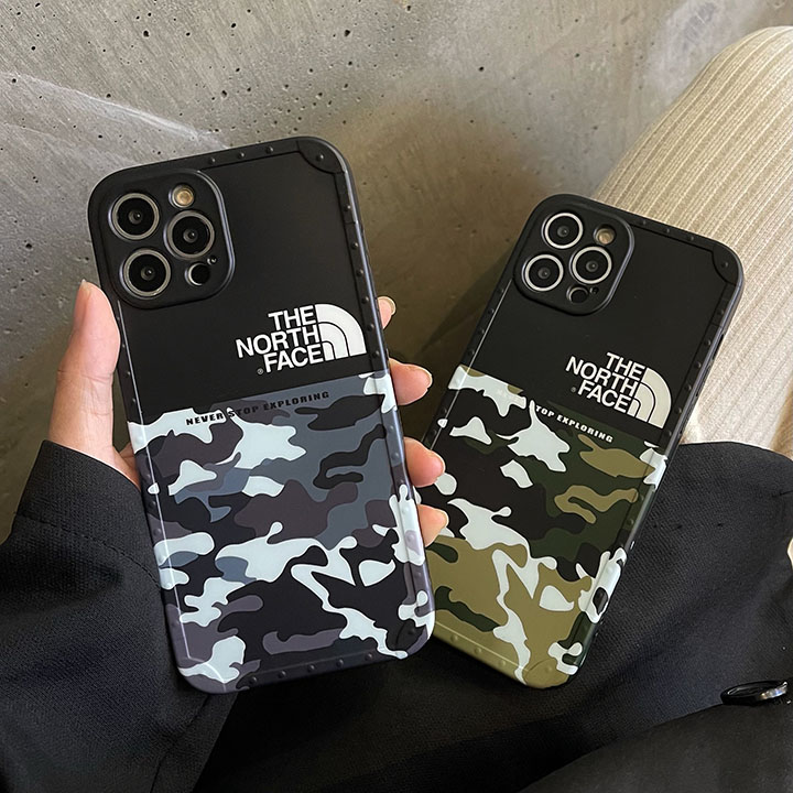 iphone13 携帯ケース つや消し THE NORTH FACE