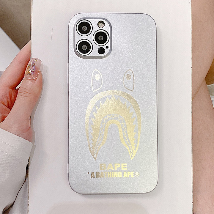 A BATHING APE アイフォン 14proスマホケース光沢感 iPhone