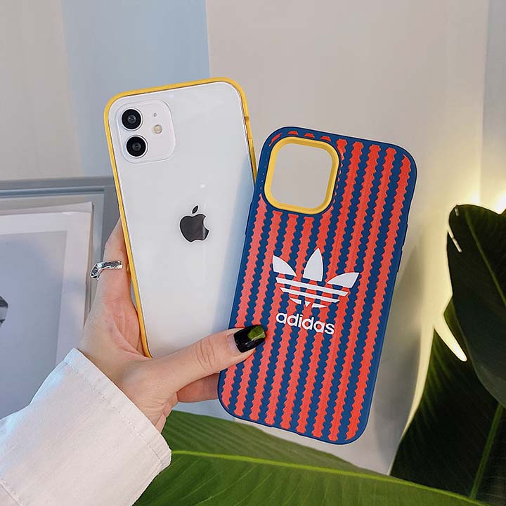 adidas iphoneXRカバーブランド字母プリント