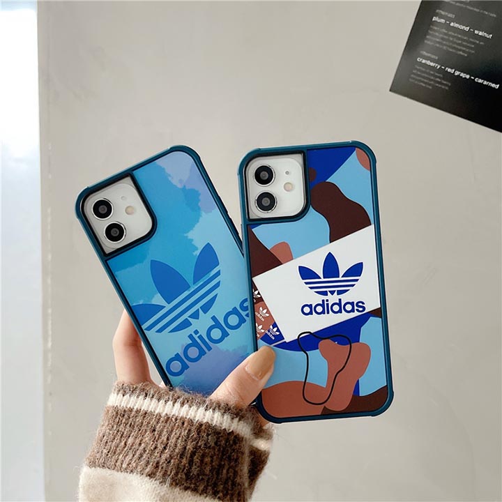 クローバー柄 iphone12/12pro adidas カバー