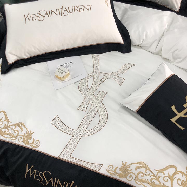 YSL 寝具セット ヨーロッパ風模様