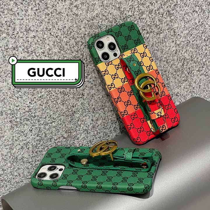 アイホン8 Gucci 金属ロゴ付き スマホケース