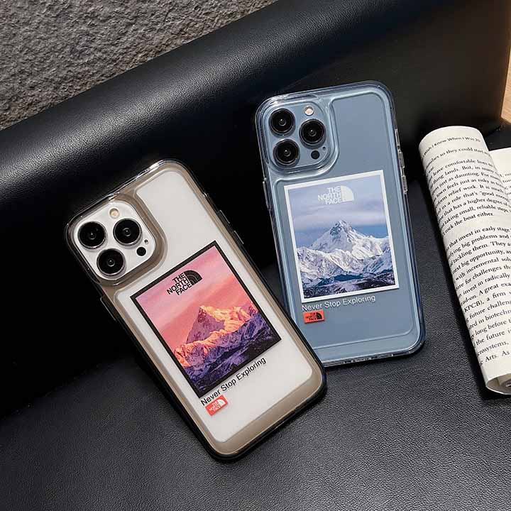 iphoneXS/XR/XSMAX 北欧風 THE NORTH FACE スマホケース