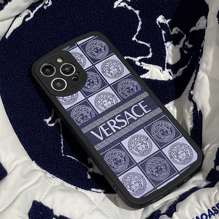 iphonexr/xs/xsma Versace ブランド字母プリント 携帯ケース