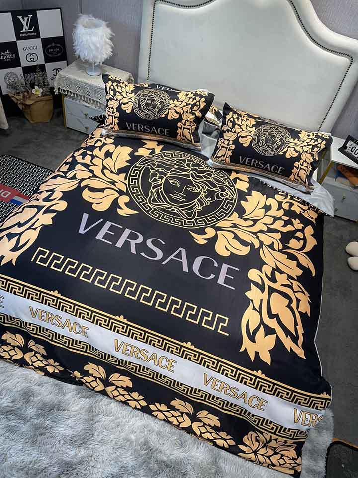 versace まくらカバー シルクフロス