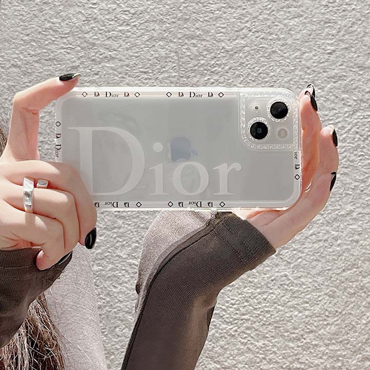 iphonex dior カバー ブランド字母プリント
