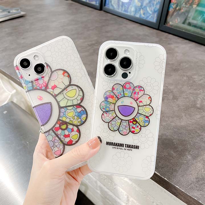 Murakami Sunflower アイフォン 13pro/13promax送料無料スマホケース 