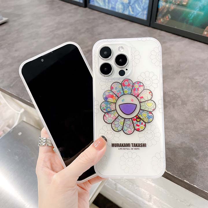 アイフォン 13 携帯ケース 可愛い Murakami Sunflower