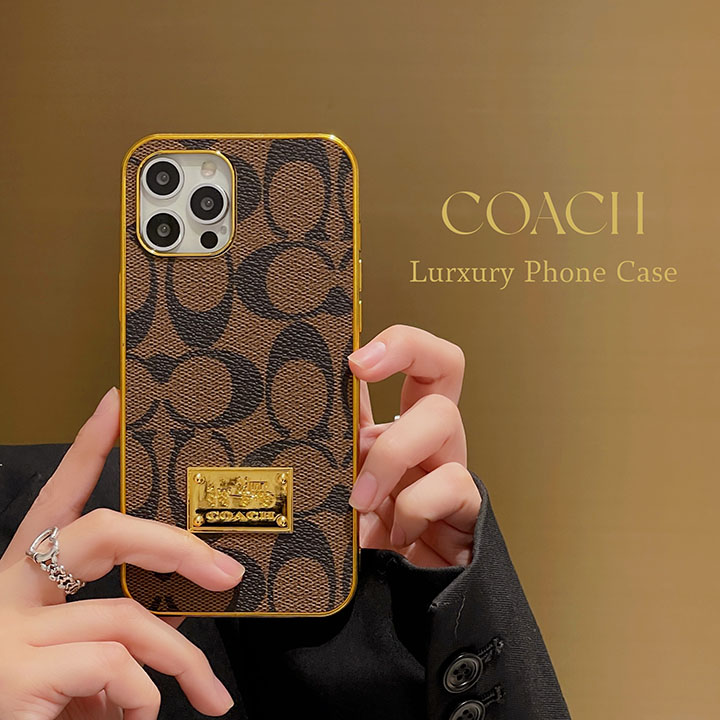 coach ロゴ付き アイフォーン 14pro保護ケース