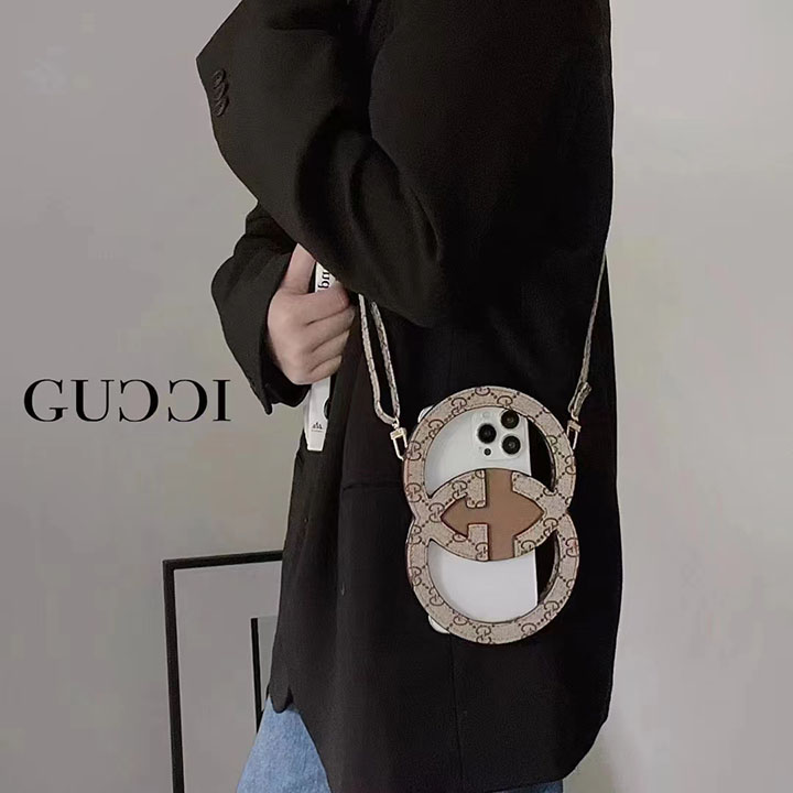 肩掛けスマホケースGucci ギャラクシー s10プラス