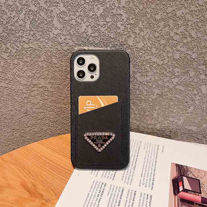 iphonexr/xs/xs max 携帯ケース カード収納 prada 