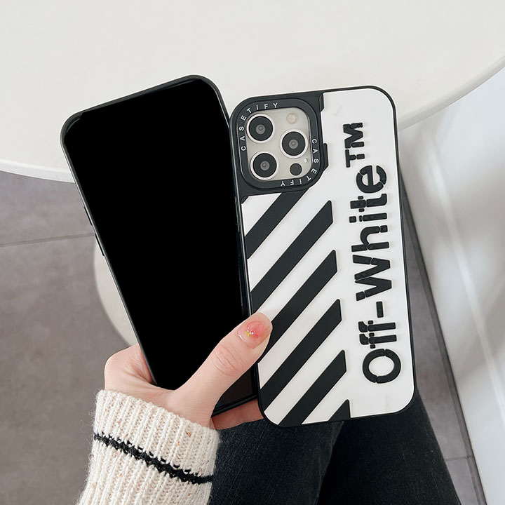 iPhone x/xs携帯ケースOffWhiteシリコン