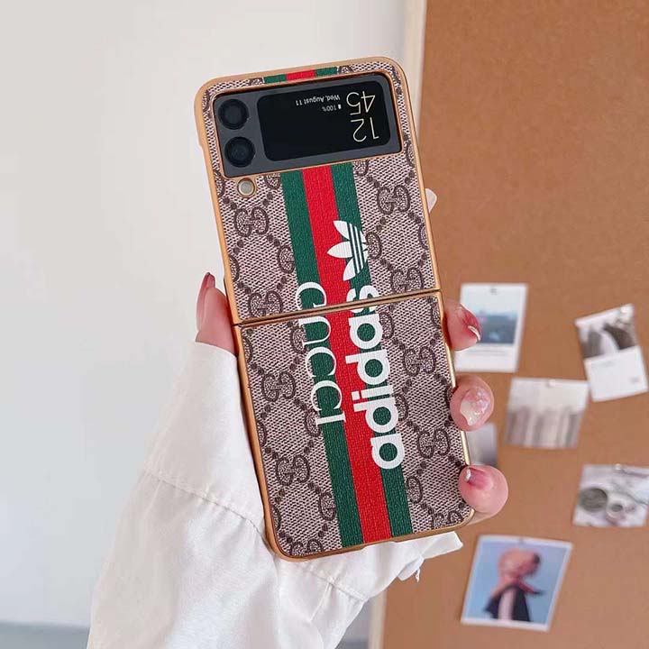 galaxyZFlip1/2 スマホケース 流行り gucci