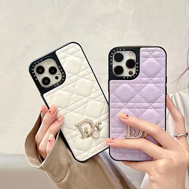 Dior iphone16 pro maxケース ラインストーン