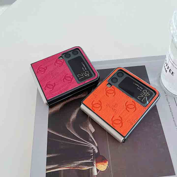 chanel samsung zフリップ 6レザーケース