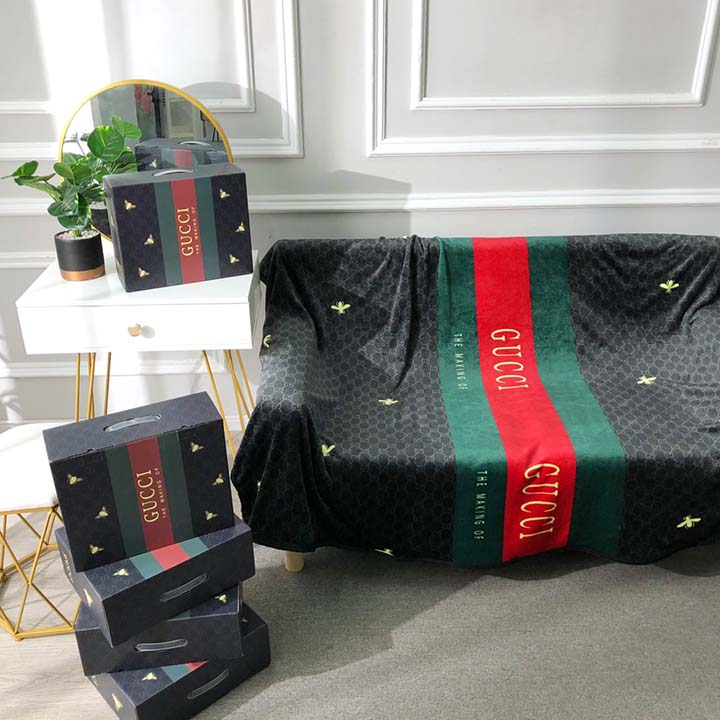 GG 毛布 ロゴ付き 売れ筋